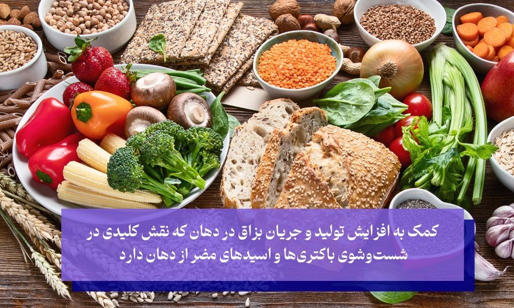 محافظ طبیعی از دندان‌ها با فیبرها